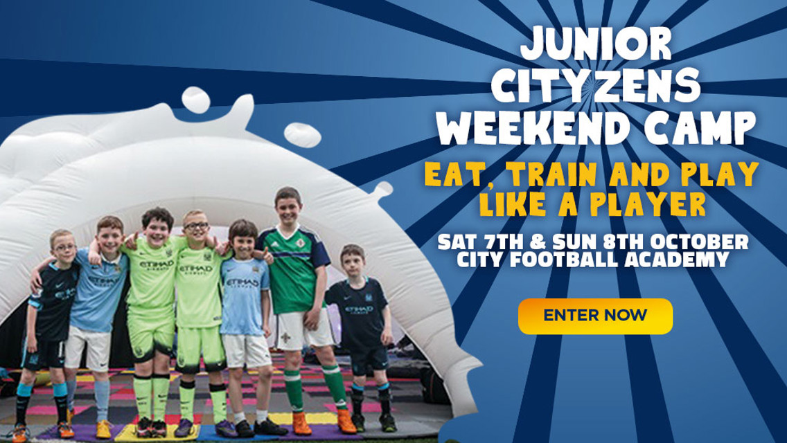 IT'S BACK: Junior Cityzens camp 2017.