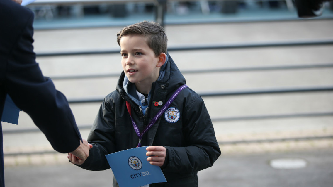 DREAM JOB: Sam joined our matchday events team as part of the Children’s Commissioner’s Takeover Challenge