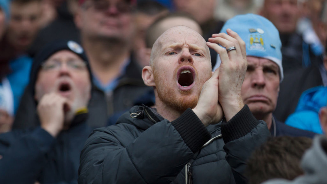 LOUD: Cheering for the team!