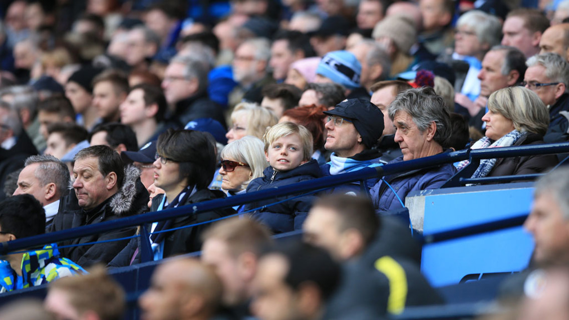 BIG SCREEN: Enjoying another look of the action