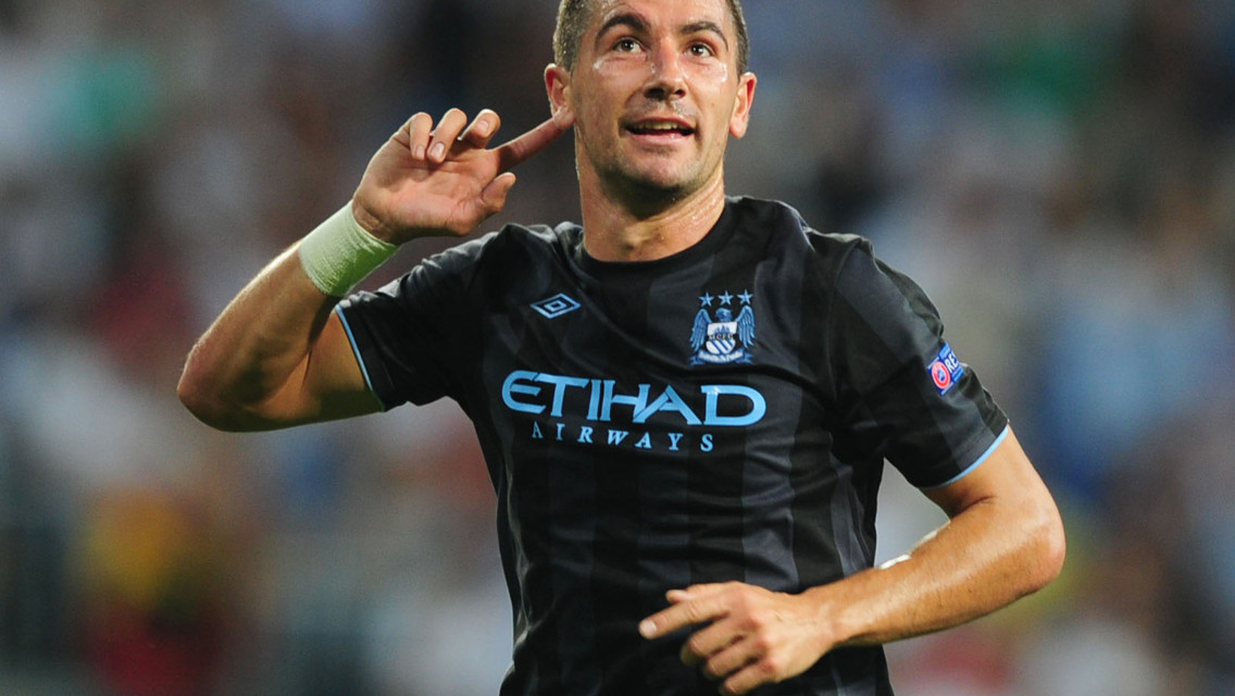 SPEAK UP: Kolarov after scoring against Real Madrid in 2012