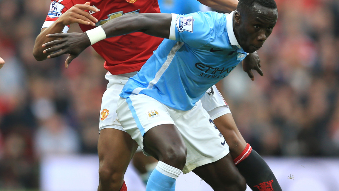 DERBY DAY: Sagna in derby action in 2015