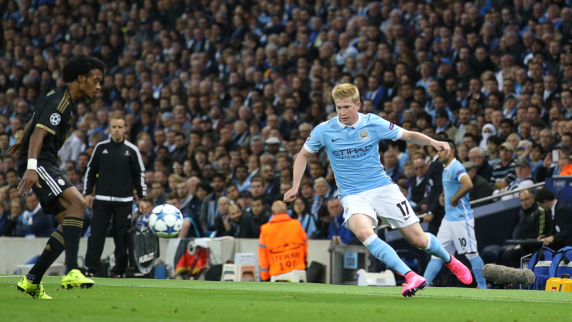 CHAMPIONS LEAGUE: KDB plays in the Champions League against Juventus