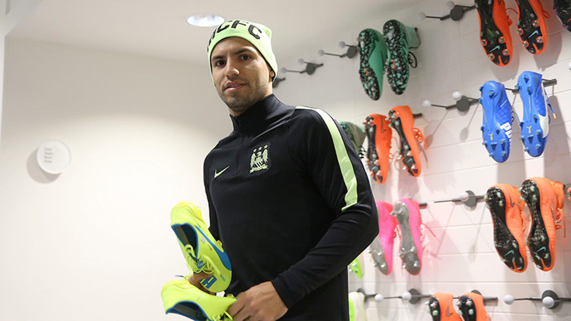 Fashion conscious: Matching boots and hat for Sergio