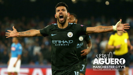 The moment Sergio Aguero made City history
