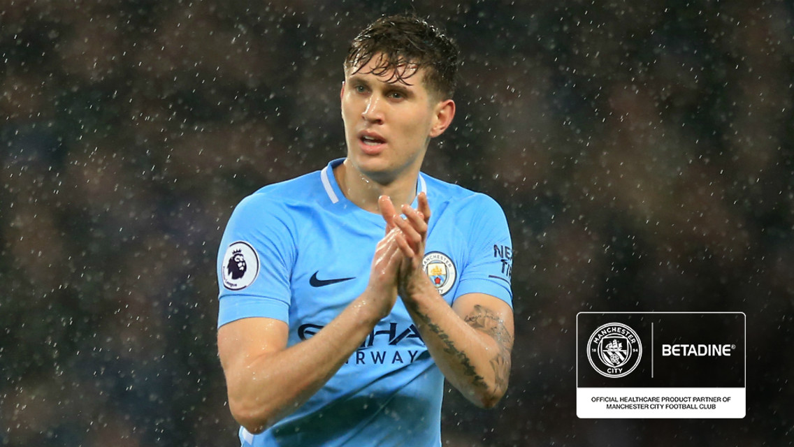 RETURN: John Stones was back in action for City against Watford, following injury