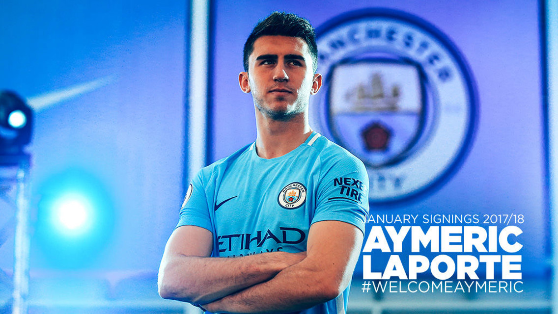 READY: Pep Guardiola is delighted to have secured the services of Aymeric Laporte.