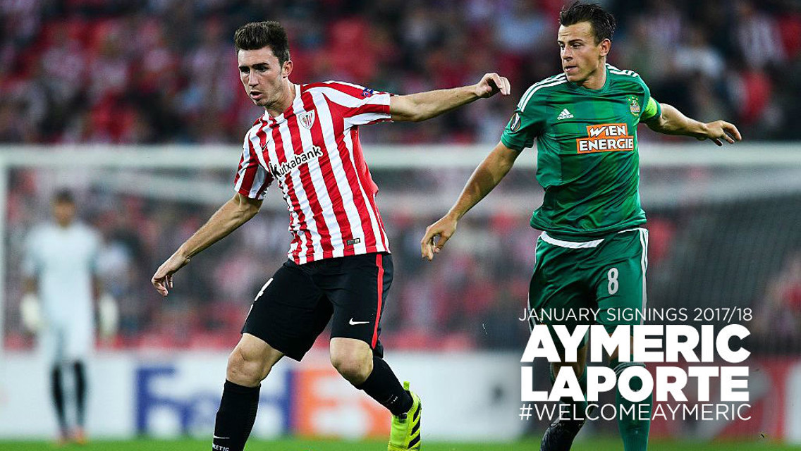 NEW BLUE: Aymeric Laporte.