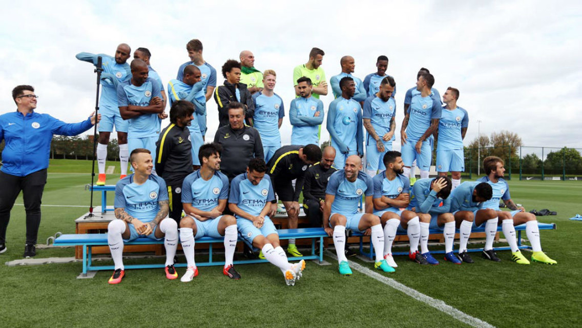 TRADITION: The annual team photo.