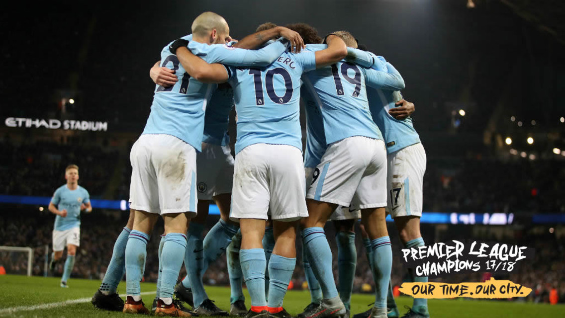 CHAMPIONS: Manchester City