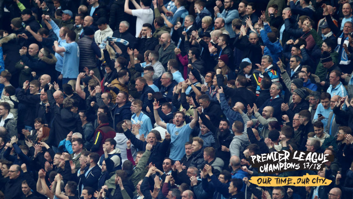 CHAMPIONS: Manchester City have won the 2017/18 Premier League title