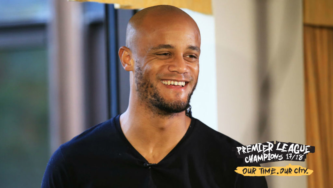 CHAMPIONS: Captain Vincent Kompany has a message for the City fans