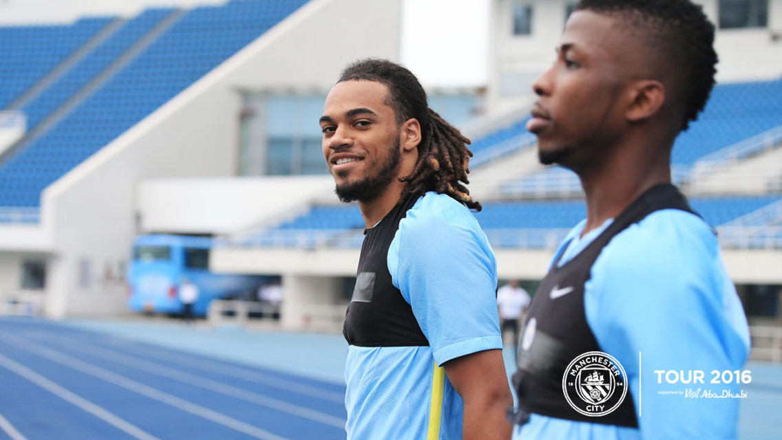 BOY BLUES: Jason Denayer and Kelechi Iheanacho