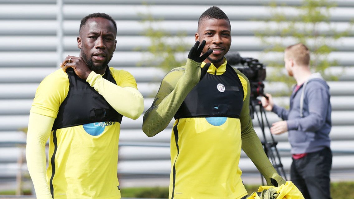 THESE TWO: Here come Bacary and Kelechi