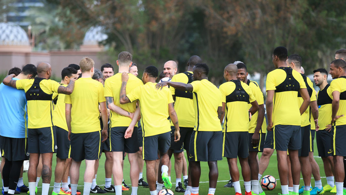 TAKE FIVE: Pep addresses the players