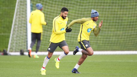GAEL FORCE: Clichy back in training ahead of Huddersfield