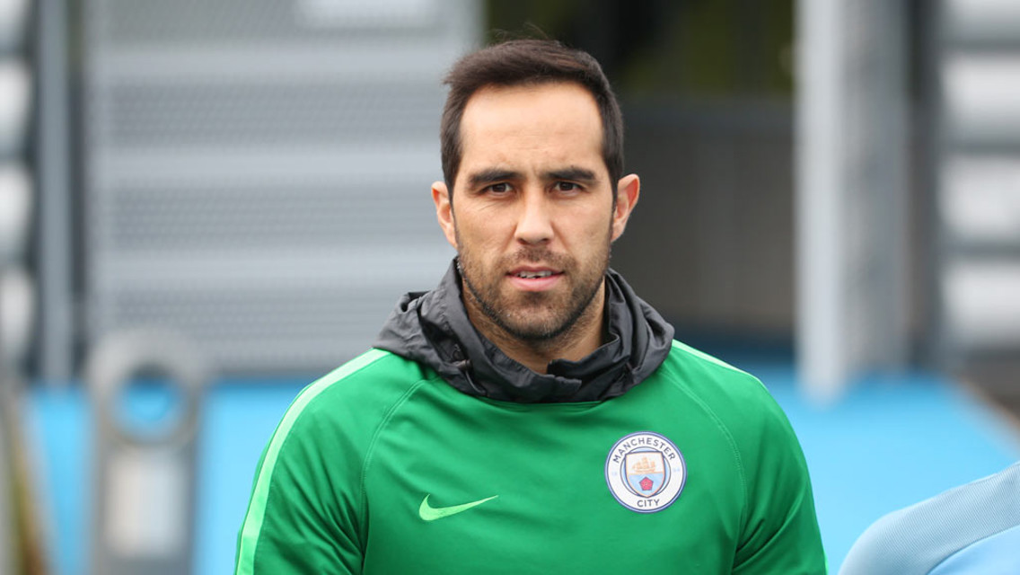 LOOK: Claudio Bravo looks straight down the lens.
