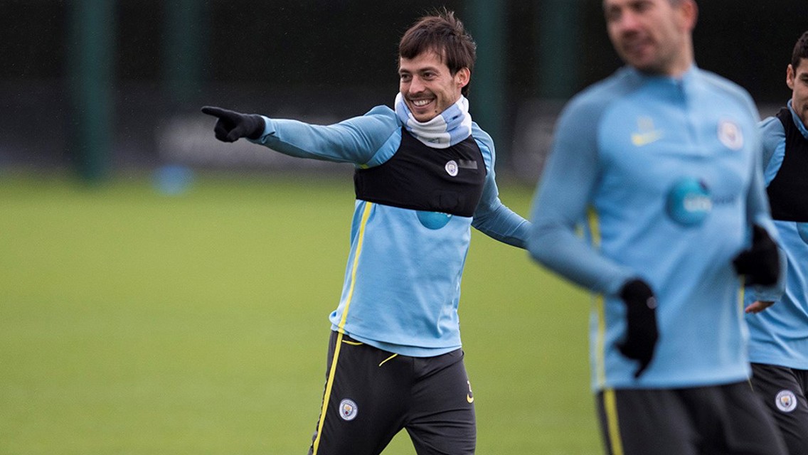 SUPER SILVA: What has David Silva spotted going on across the training ground?