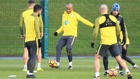 ON THE BALL: The skipper plays a pass.