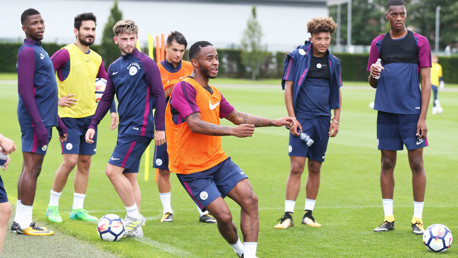 MY TURN: Sterling's up!