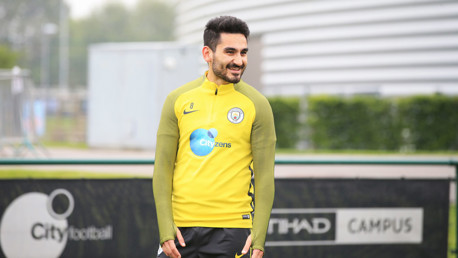 ON THE PITCH: The latest milestone in Gundogan's recovery process.