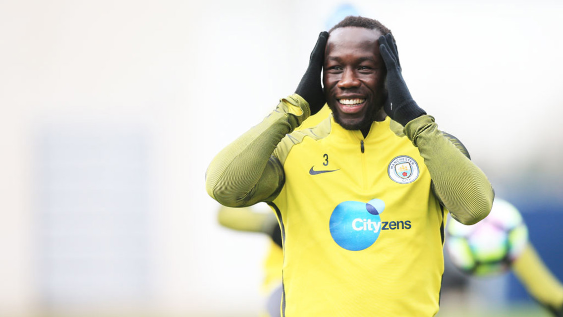 FIGHTING SPIRIT: Sagna is impressed with the character in the City squad