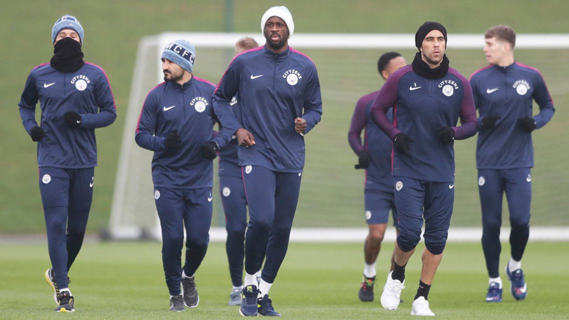 SHARKTEAM: The lads cool down after yesterday’s match!