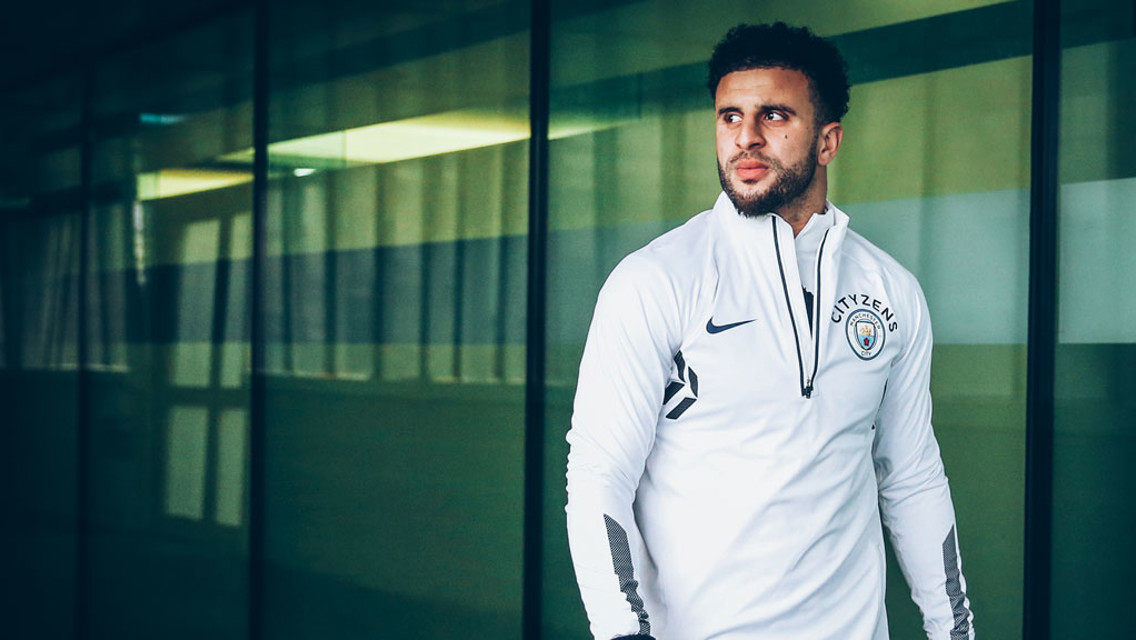 FOCUS: Kyle Walker eyes tomorrow's competition.