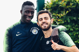 TRAINING: The boys were back out at the CFA today