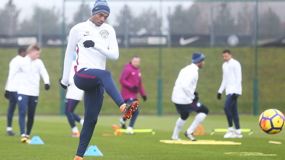 BACK IN ACTION: Fernandinho is pushing for a return following a hamstring strain