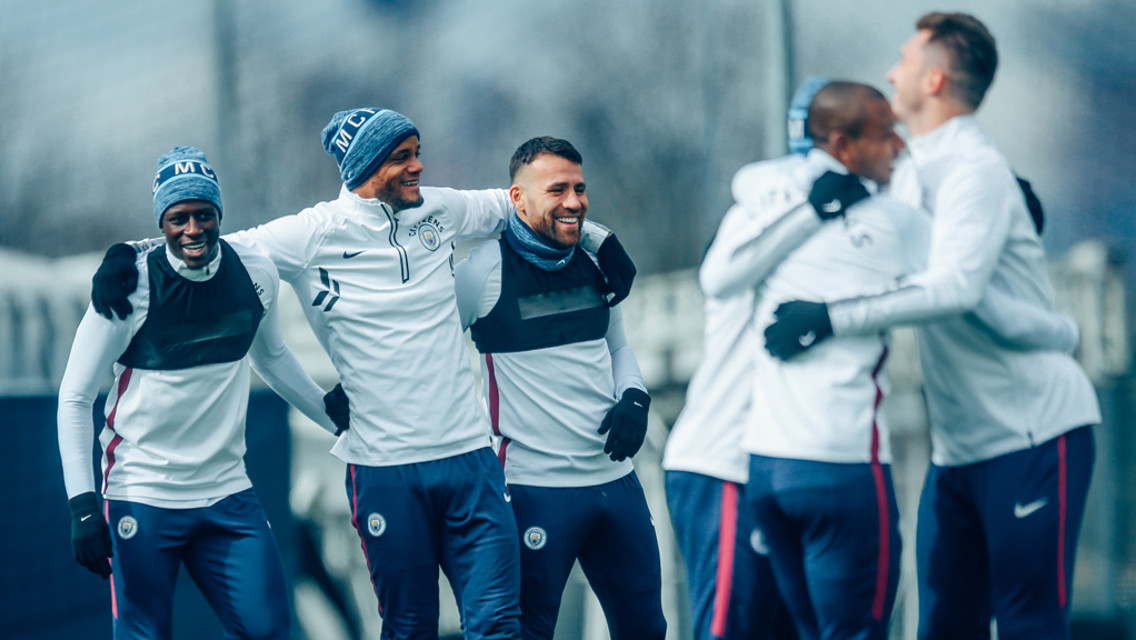 SQUAD GOALS: The Blues.