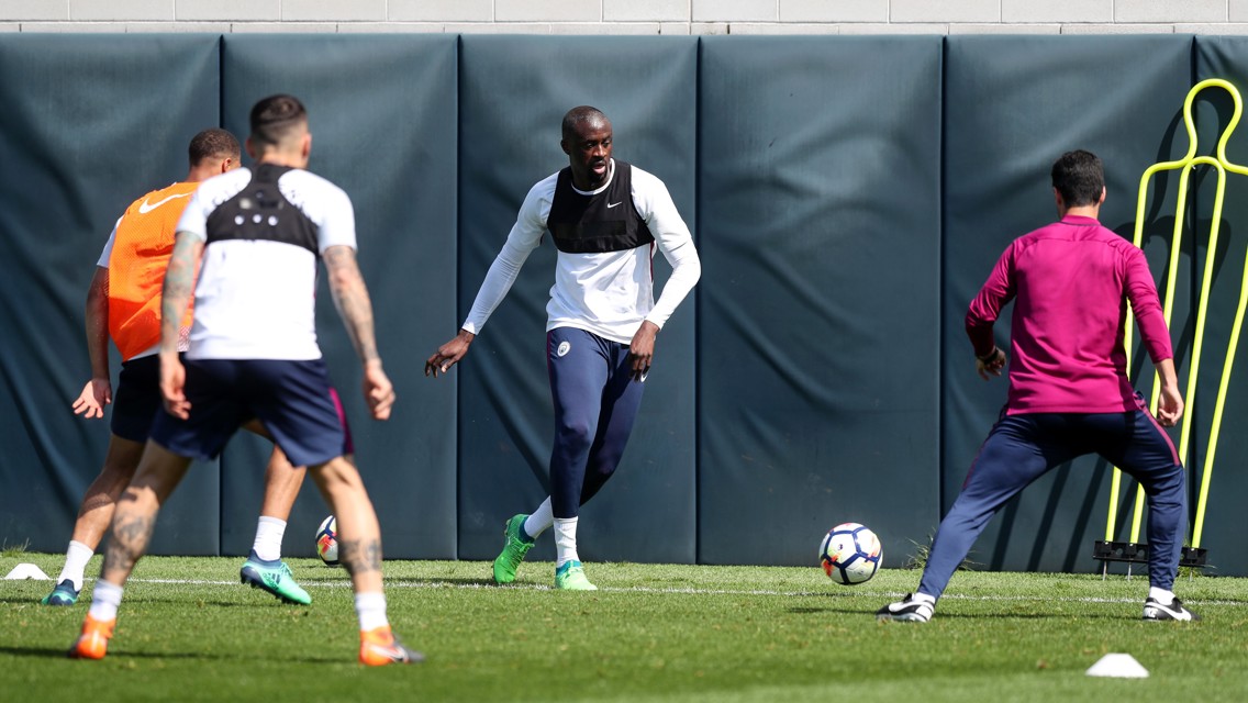 YAYA: The Ivorian preparing for his final City home game