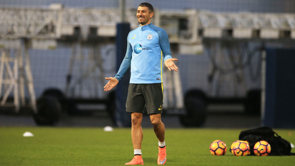 WHAT?!: Aleks Kolarov jokes around