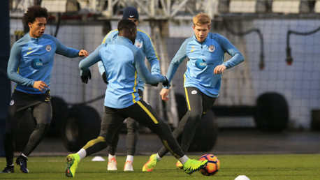ON THE ATTACK: Kevin De Bruyne showcases his dribbling ability