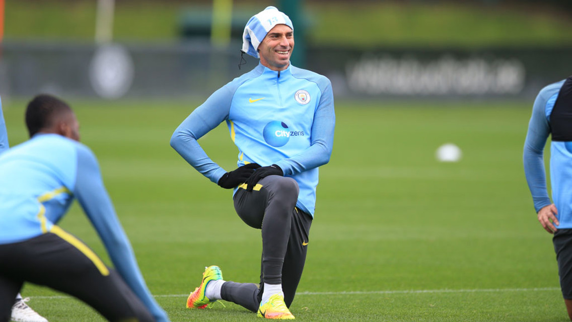 STRETCH: And smiles from Caballero