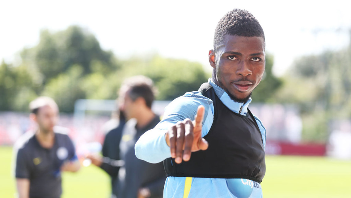 NUMBER ONE: Kelechi spots the camera