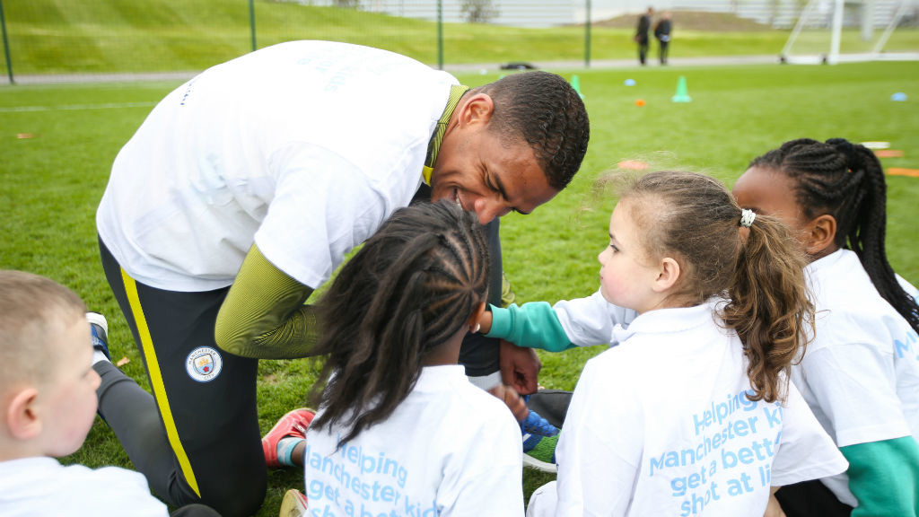 Blues' quartet visit CITC's CityPlay project