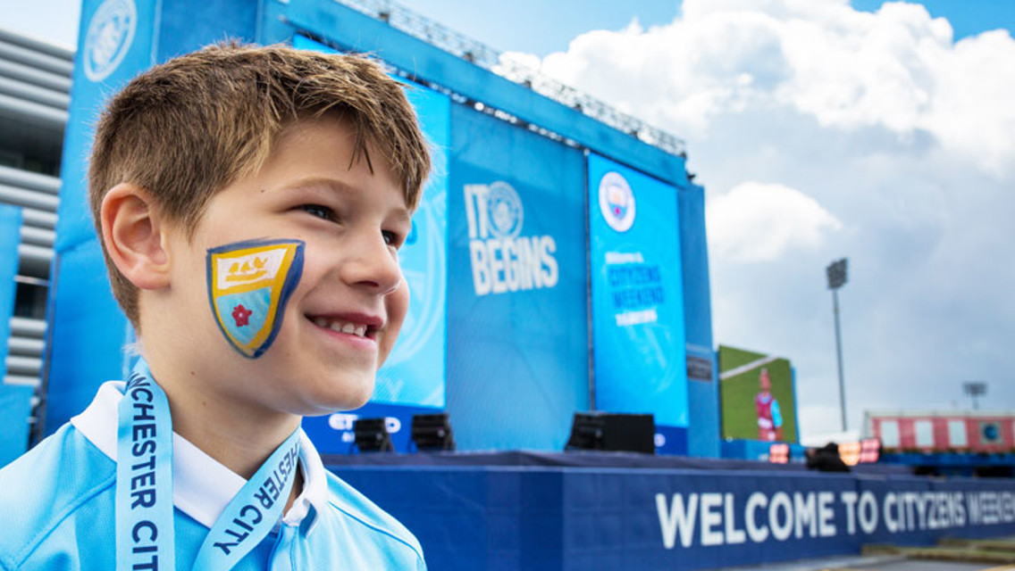 Young fan at Cityzens Weekend