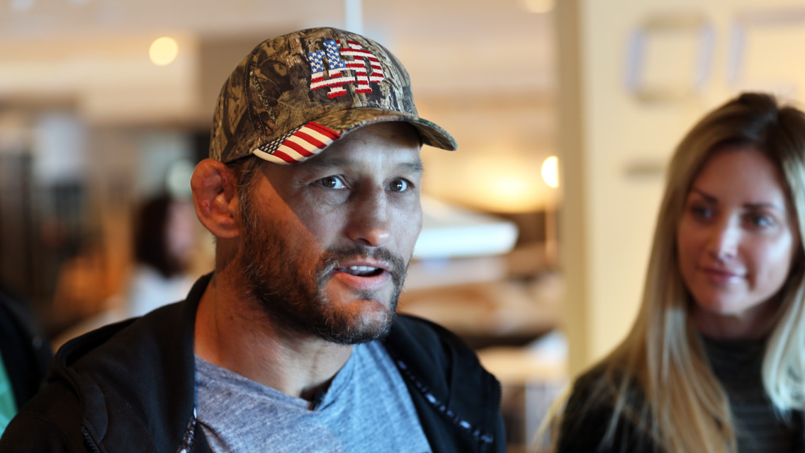 CLOSE UP: Dan Henderson with his wife Rachel Malter