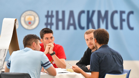 DOWN TO WORK: Hackers included experts and students with backgrounds in tech, data and digital product design. 
