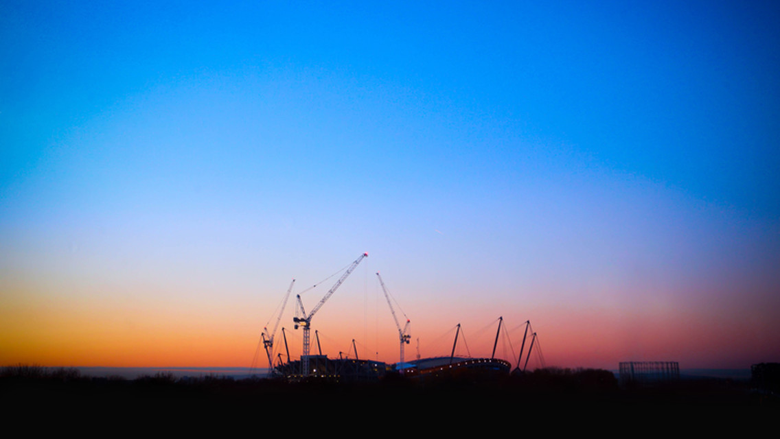 ETIHAD: Beautiful images of our home behind a wonderful sunset.
