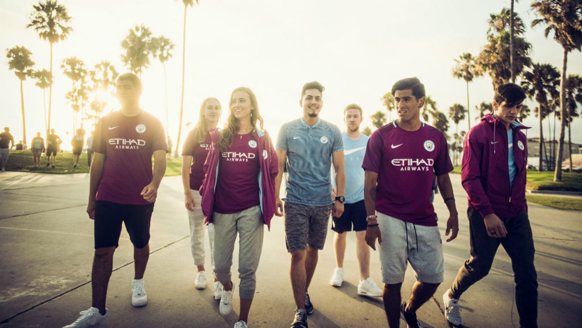 STYLING: Manchester City's Hollywood Supporters Club.