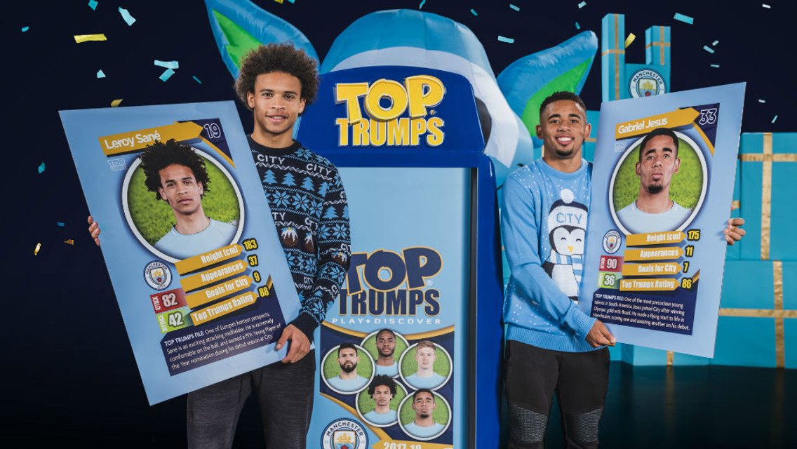 TOP TRUMPS: Nice stats, lads! 