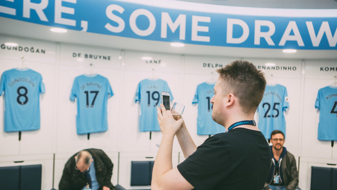 DRESSING ROOM: See where your favourite players get ready before a match.