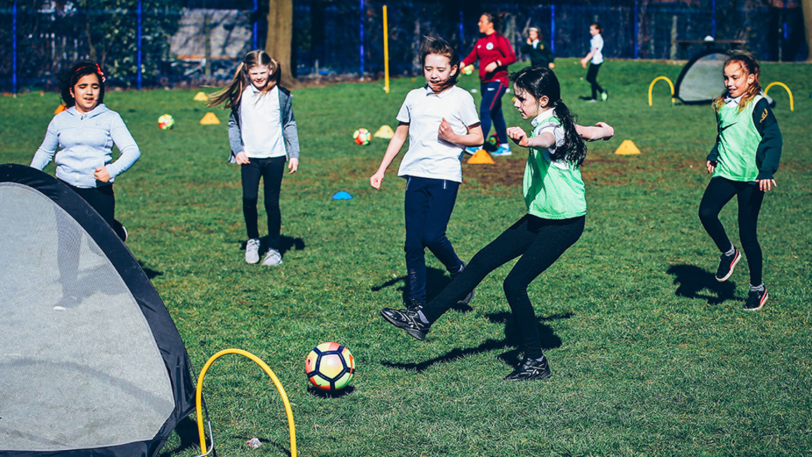 SAME GOALS: Manchester City launch #SameGoals to encourage girls’ participation in football