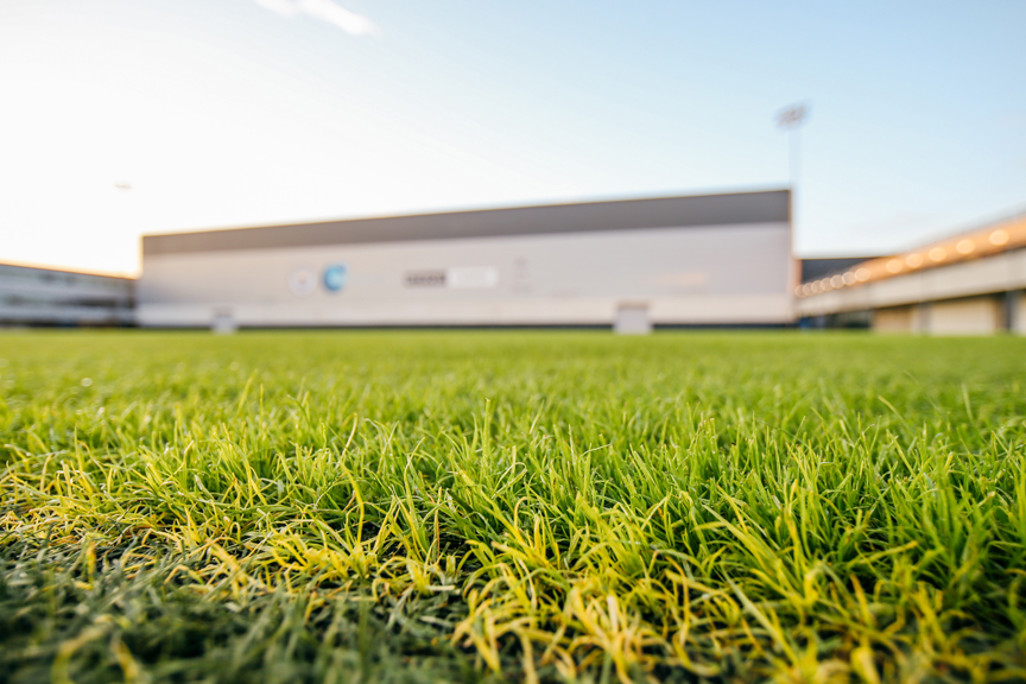 PITCH SHOT: First team training facilities in the sunshine.