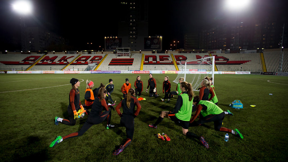 WARM DOWN: Stretches after a tough but enjoyable session