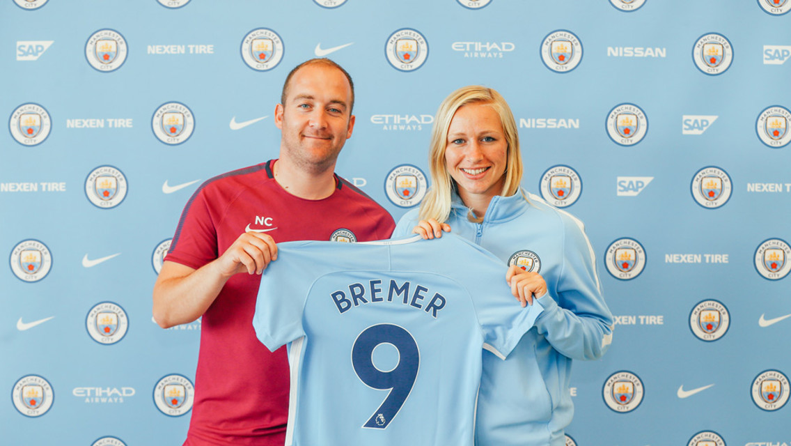 NUEVOS RETOS. Pauline Bremer se compromete con el City por dos temporadas.