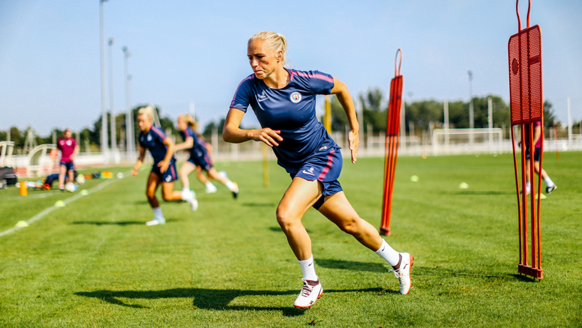 GOAL: Bremer scored a dramatic winner against her old club 