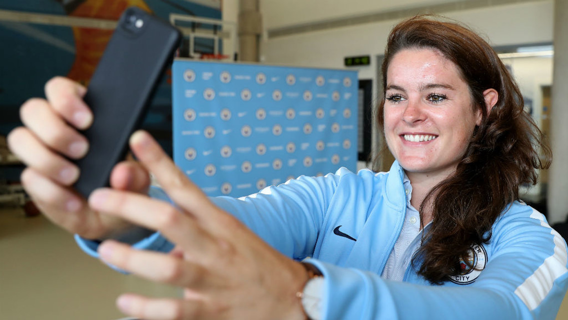 SELFIE TIME: Capturing the moment.